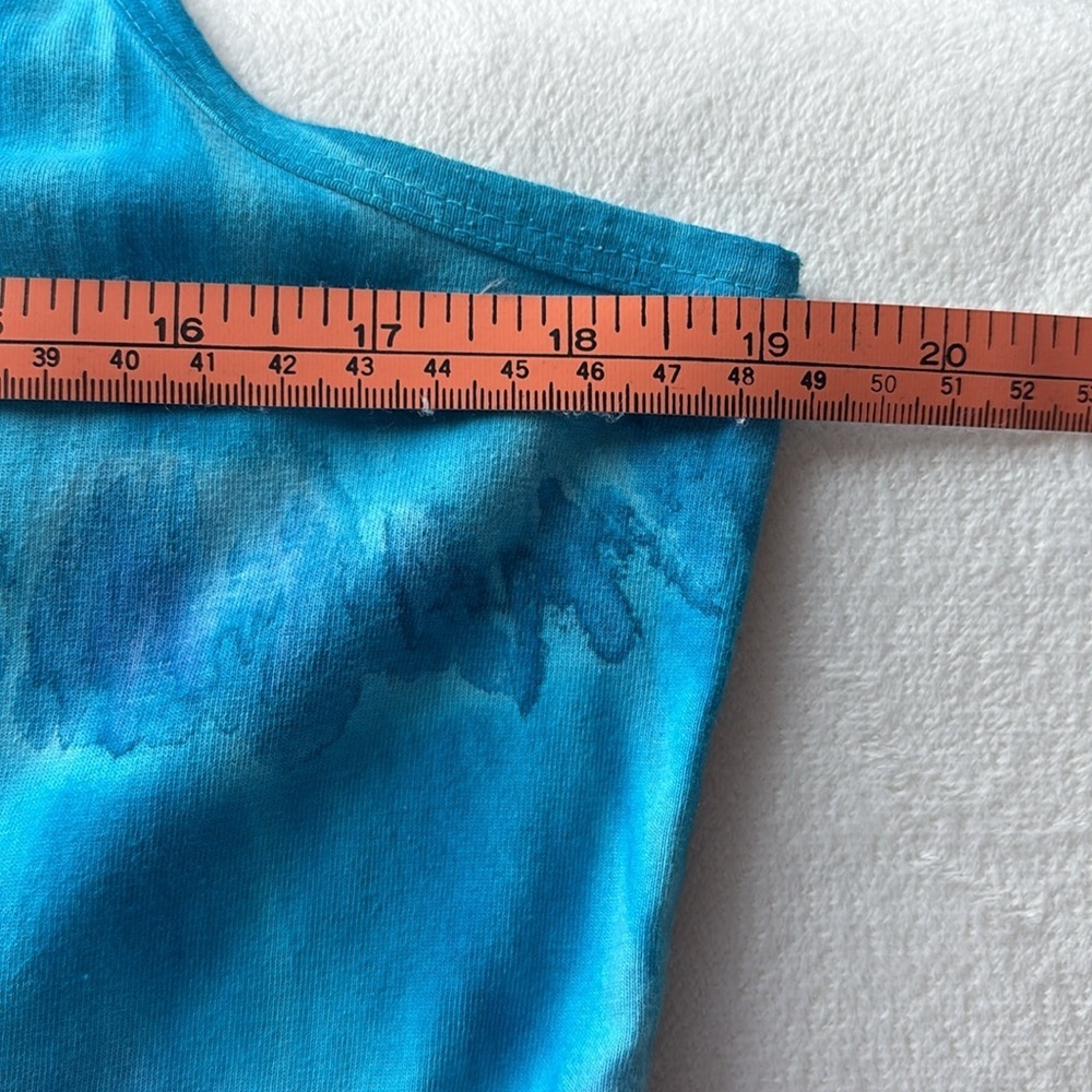 FRESH FX 100% Cotton Tie Dye Sleeveless Maxi Dress - Picture 4 of 7